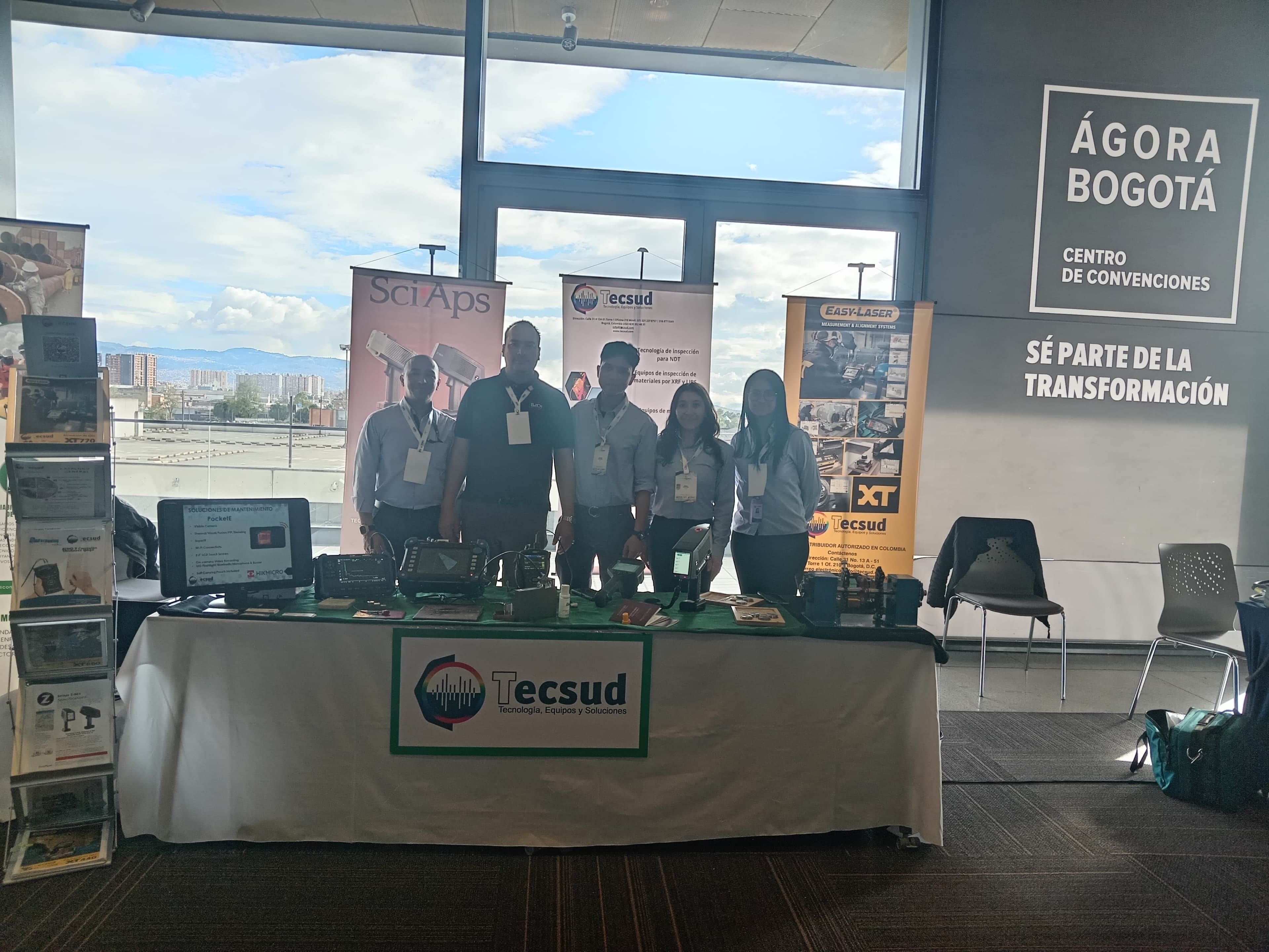 Zona de exhibición NDTEAM Connect - Ágora Bogotá